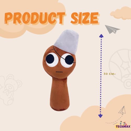Image of Brown Bin Sprunki Plush Toys