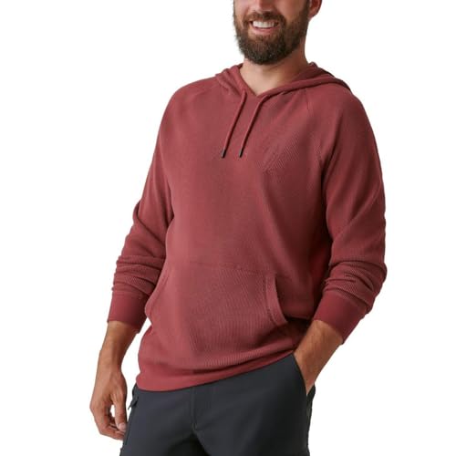 BASS OUTDOOR Men's Knit Pullover Drawstring Hoodie