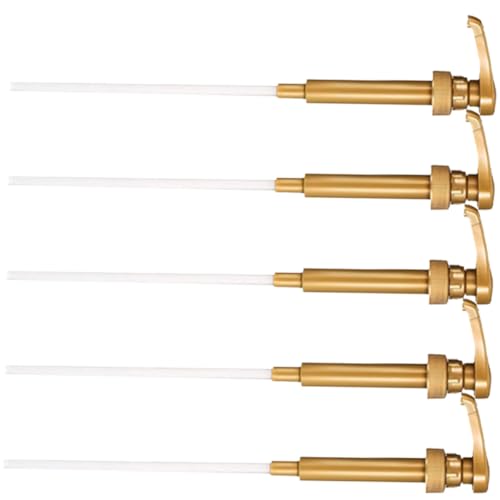 FRCOLOR 5pcs Syrup for Coffee Bar Durable Bottle Dispenser Easy to Use Syrup Dispenser for Kitchen Stylish Kitchen Accessory