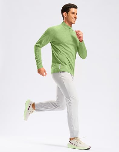Image of G Gradual Men's Quarter Zip Pullover Running Athletic Shirts Long Sleeve