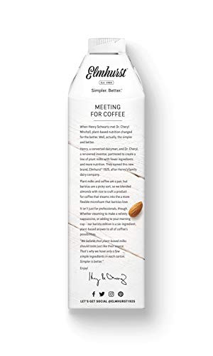 Elmhurst Barista Edition Almond Milk, 32 Ounce (Pack of 6) - Thumbnail 4