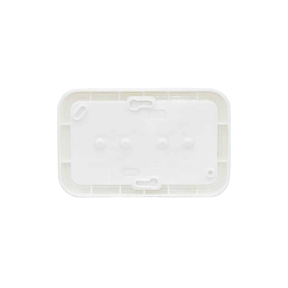 Bf kristal - Base doble toma tierra lateral blanco nieve bolsa