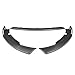 Auto Dynasty 3Pcs STP-Style Car Front Bumper Lip Spoiler Wing Body Kit Compatible with Sonata 15-17, Carbon Fiber Look