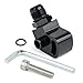 1JZ 2JZ Power Steering Pump Suction Port Swivel Offset Fitting 10AN Male Adapter 1JZ/2JZ Hose Relocation Aluminum Black