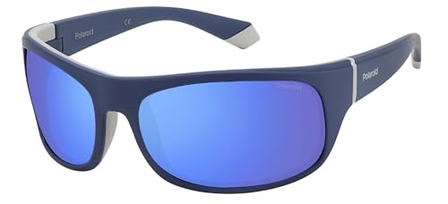 Polaroid PLD 2125/S Blue Grey/Blue 66/18/125 men Sunglasses