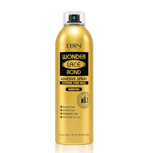 EBIN NEW YORK Wonder Lace Bond Adhesive Spray Sensitive, 14.2 Fl Oz