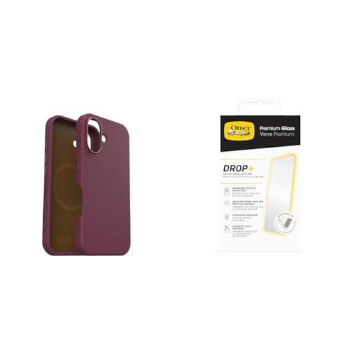 Coque Symmetry OtterBox iPhone 16 MagSafe en cuir de cactus rouge premium