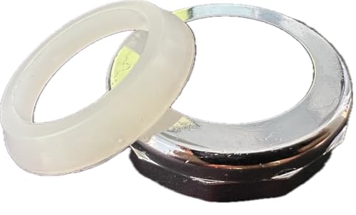 Écrou de joint coulissant universel en métal chromé 3,8 x 3,8 cm