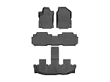 WeatherTech Custom Fit FloorLiners for Subaru Ascent - Full Set (441475-1-4-3), Black