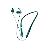 Wings Elevate, Smooth Silicon Neckband, Bluetooth 5.0 Wireless in Ear Earphones with Mic, Dual Pairing, Extra Heavy Bass Headphones Earbuds, 10 Hours Playtime (Teal)