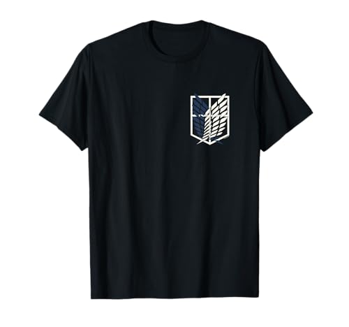 Attack on Titan Small Scout Regiment Shield Chest Anime Camiseta