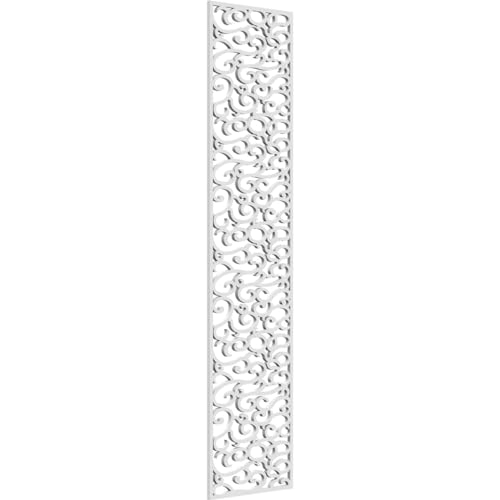 Image of 11 3 /8 inchW x 47 3 /8 inchH x 3 /8 inchT Walker Decorative Fretwork Wall Panels in Architectural Grade PVC