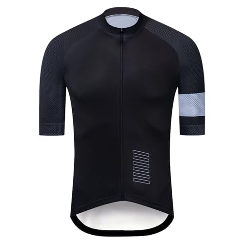 Genérico Camisa Casual Hombre EláStica,Camiseta Algodon Hombre Basica,Técnica de Ciclismo de Competición para Tejido Transpirable y Ligero para Entrenamiento de Polo T Shirt Top