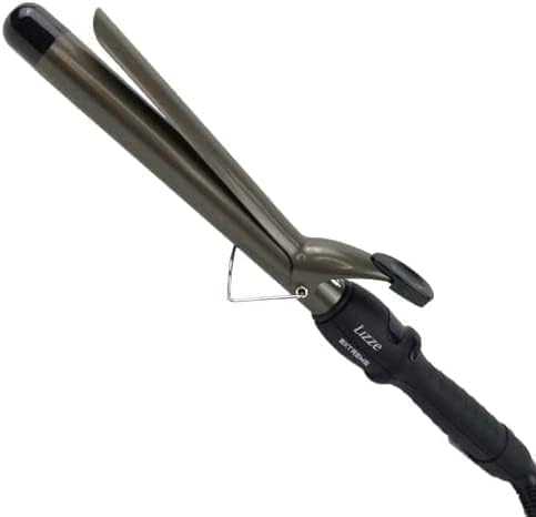 Miniatura 8 de Lizze Varita rizadora de cerámica - Abrazadera iónica para rizos de cabello grueso profesionales (1 14 pulgadas) - Tenaza para Ondular El Cabello