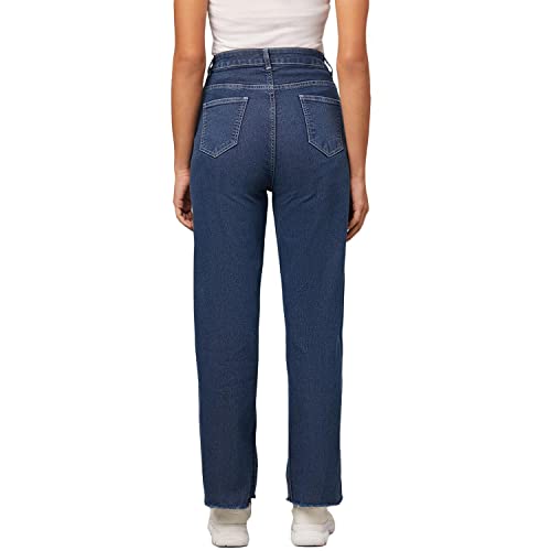 Image of KOTTY Women's Distressed High-Waist Jeans | Casual & Stylish | Perfect for Every Occasion