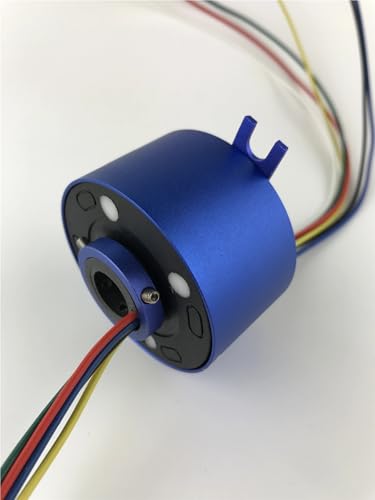 Anillo colector de 6 vías que elimina enredos de cables en sistemas de giro 5