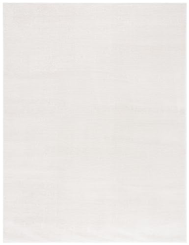 Tapete decorativo rectangular 9' x 12' Ivory Polyester miniatura 3