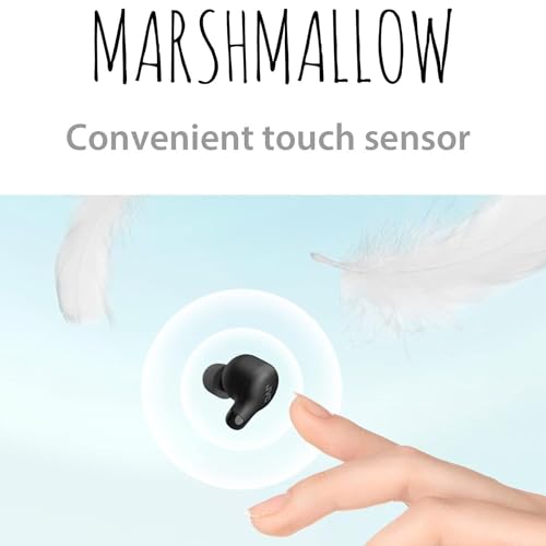JVC Marshmallow True Wireless Bluetooth 5.3 Earbuds – 28H Battery, Memory Foam Earpieces for All-Day Comfort, IPX4 Water Resistant, Mic, Compact Case, for iPhone & Android by JVC - Used condition - Image 4