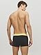 Jack& Jones Boxershorts 7er-Pack Basic Trunks Kurze Unterhosen Logo Print Design JACVITO, Farben:Schwarz, Größe Hosen:XXL
