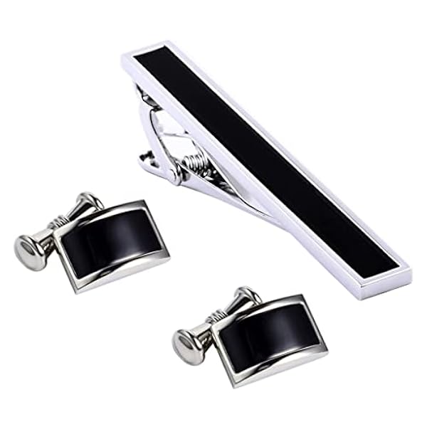 n/a Klädaccessoarer Party Dating Franska Manschettknappar Herrklänning Slipsklämma (Färg: A, Storlek: Som visas på bilden) (A Som visas på bilden)