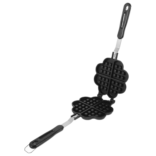 OKUMEYR Portable Double-sided Waffle Maker Non-stick Mould for Diy Pancakes and Cakes Kitchen Tool for Home Baking Lovers