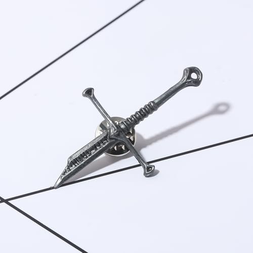 Image of 2PC Narsil Broken Sword pins - The Mysterious Sword of Middle-earth - Pins for Women Men Friends