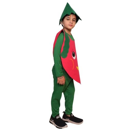 Image of Kaku Fancy Dresses Fruit and Vegetable Costume Paper Cutout with Cap For Kids | Healthy Food Costume For Boys & Girls (Tracksuit Not Included)