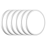 WKONCLDY 6PACK 3200lm LED Flush Mount Ceiling Light, Super Slim 12 inch LED Ceiling Light, 5000K Daylight LED Ceiling Light for Bedroom, Living Room, Dining Room, Garage and Office (White, Six Pack)
