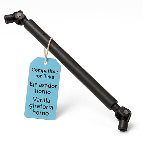RECAMBIOS DREYMA Cardan Transmisión Horno Teka Compatible con Código 61601304 HE HT HT510ME HT610ME HT490 Ajustable Giratorio Acero Alta Resistencia Montaje Fácil Cocción Perfecta