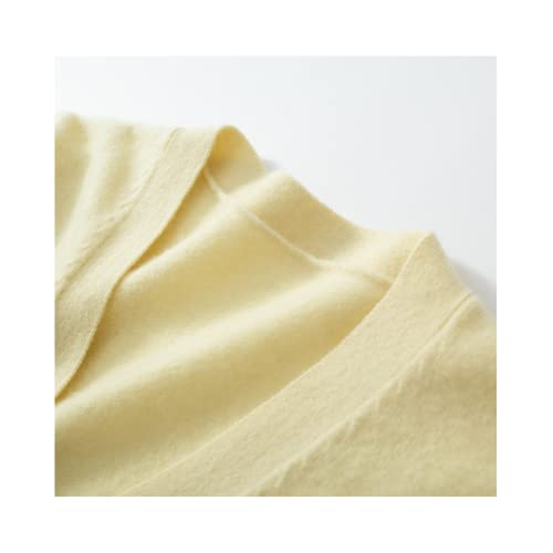 Solid Open Front Knitted Cardigan Cashmere Sweater for Women2