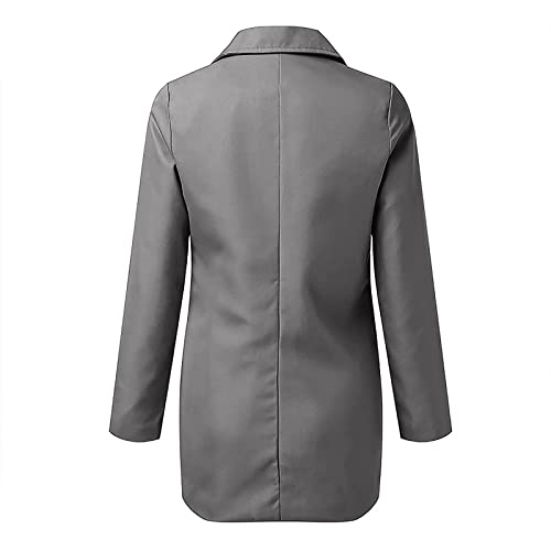 Blazers for Women Business Casual Button Work Office Jackets Blazer Open Front Long Sleeve Lapel Jacket Outfit4