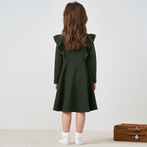 pureborn Baby Toddler Girl Knit Sweater Dress 2-6 Years3