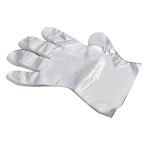 Preisvergleich Produktbild Heyijia Gartenhandschuhe, 100 Stück, Kunststoff, wasserdichte Dichtung, Gartenhandschuhe für Küche, Restaurant, Outdoor, Picknick
