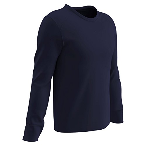T-shirt garçon XL bleu marine en maille légère pour éviter la transpiration