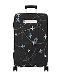 Morbuy Kofferhülle, 18-32 Zoll, Kofferschutzhülle Elastisch für Reisekoffer, Waschbar Koffer Schutzhülle mit Taschen, Suitcase Cover