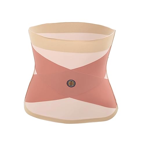 Bequemer Taillentrainer nach der Geburt, Gürteltrimmer zur Gewichtsreduktion for hochintensive Trainingseinheiten (Color : Beige, Size : XXL)