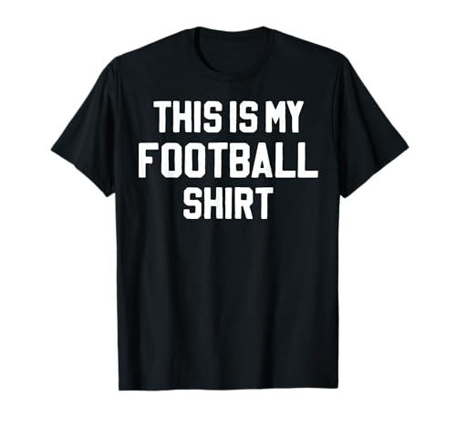 Vintage This Is My Football Shirt Divertido Día del Juego Fans de la temporada Camiseta
