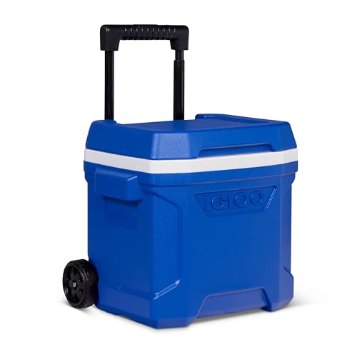 IGLOO Passive Kühlbox Profile II 16 Roller, Blaue Thermobox mit...