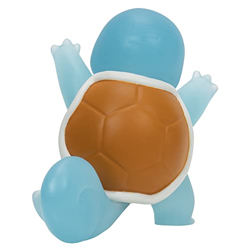 Pokemon Battle Figure 4 Pack - Translucent Figures Features 3-Inch Pikachu, Charmander, Bulbasaur, Squirtle - Authentic Details #TOP6