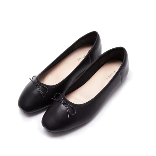 Women's Round Toe Ballet Flats Comfortable Bow Dressy Flats Shoes for Women