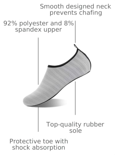 Image of WateLves Womens and Mens Kids Water Shoes Barefoot Quick-Dry Aqua Socks for Beach Swim Surf Yoga Exercise