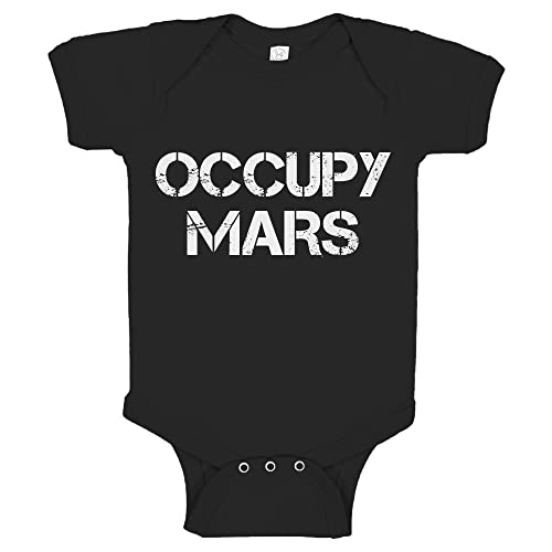 Image of Baby Romper Occupy Mars 100% Cotton Infant Bodysuit