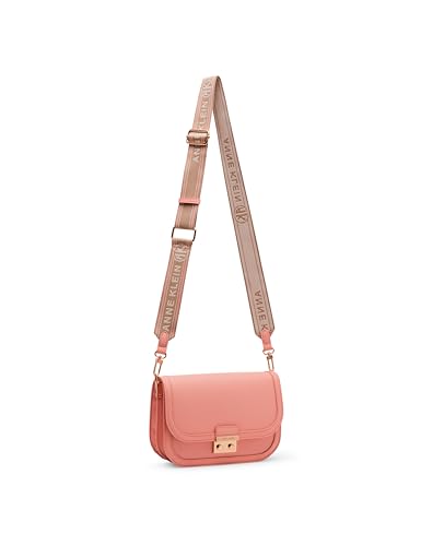 Anne Klein Medium Flap Crossbody with Push Lock and Web Strap4