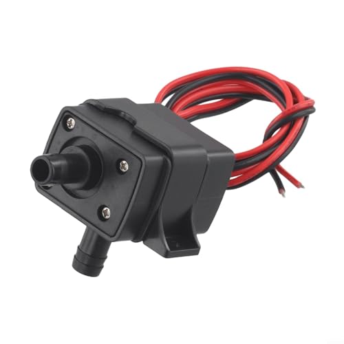 Besttoolifes Bomba de agua de 12 V 5 W para acuario, estanque, estanque, fuente de jardín, bomba de refrigeración sumergible con motor sin escobillas, caudal de 240 l/h, bajo nivel de ruido