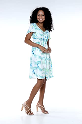 Image of Hawaii Hangover Family Matching Hawaiian Clothes, Orchid Breeze White | Family matching Hawaiian outfits, Orchid Breeze White, lightweight rayon, machine washable, tropical floral print, luaus