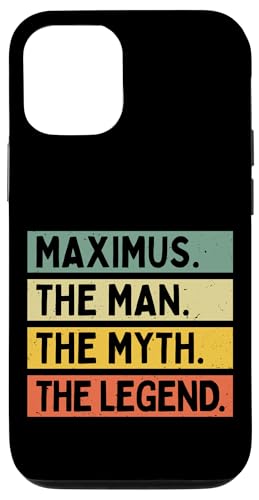 Maximus The Man The Myth The Legend �ʔ������� �X�}�z�P�[�X iPhone 12/12 Pro �p