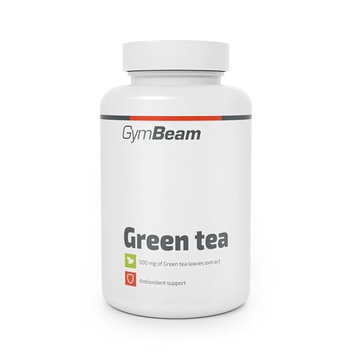GymBeam Tè Verde - 500 mg - Integratore Naturale in Capsule con EGCG e Caffeina, Estratto 20:1 per Metabolismo, Controllo del Peso e Energia (120 cps)