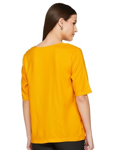 Image of FYLTR Women's Casual V-Neck Top - Fitted Sleeve | Front Detailing | Soft & Comfortable