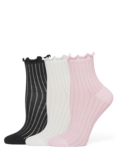 Image of HUE Women's Sheer Anklet 3 Pair Pack