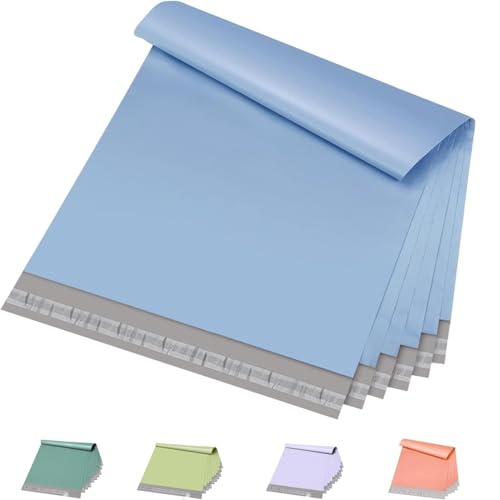 Image of Metronic Large Poly Mailers 19x24 50PC Thick Shipping Bags, Light Blue | Self-seal, Strong Adhensive, Tear-resistant Mailers Poly Bags Shipping Envelopes, Large Mailing Bags for Small Business
